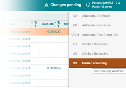 varvis® blog - How to Perform Carrier Screening Using the varvis® Software varvis® blog - How to Perform Carrier Screening Using the varvis® Software